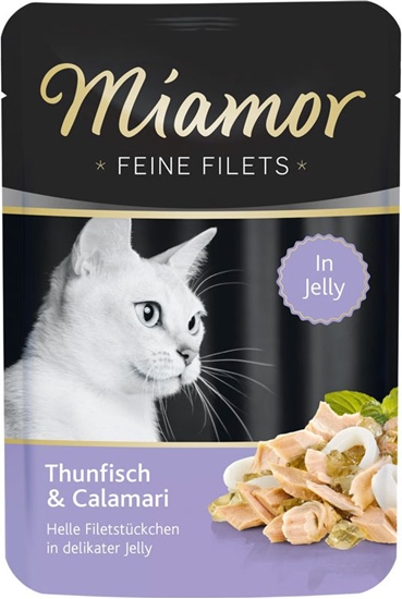 Изображение Miamor Miamor Feine Filets saszetka Tuczyk i kalmary - 100g