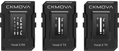 Изображение Mikrofon CKMOVA CKMOVA Vocal X V2 MK2 - Bezprzewodowy system z dwoma mikrofonami