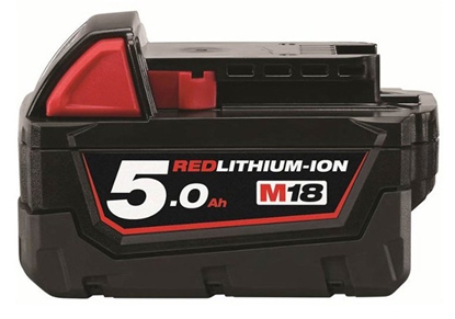 Attēls no Milwaukee M18B5 18V / 5.0 Ah Li-Ion Battery