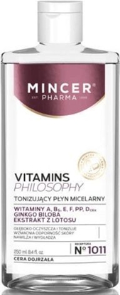 Attēls no Mincer Pharma Vitamins Philosophy Płyn micelarny tonizujący nr 1011 250ml