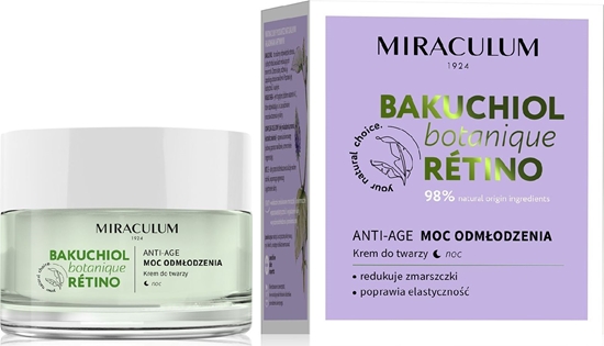 Изображение Miraculum  Bakuchiol Botanique Retino Krem na noc - moc odmodzenia 50ml