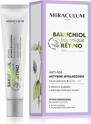 Изображение Miraculum  Bakuchiol Botanique Retino Serum pod oczy - aktywne wygadzenie 20ml