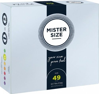 Изображение Mister Size Mister Size Condoms prezerwatywy dopasowane do rozmiaru 49mm 36szt.