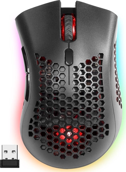 Picture of Mysz gamingowa bezprzewodowa Warlock GM-709L Optic RF RGB 2400 dpi 8P 