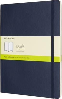 Attēls no Moleskine Moleskine Sapphire Blue Extra Large Plain Notebook Soft