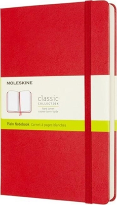 Изображение Moleskine Notes MOLESKINE Classic L (13x21 cm) gadki, twarda oprawa, scarlet red, 400 stron, czerwony