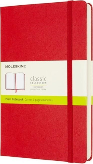 Изображение Moleskine Notes MOLESKINE Classic L (13x21 cm) gadki, twarda oprawa, scarlet red, 400 stron, czerwony