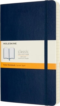 Изображение Moleskine Notes MOLESKINE Classic L (13x21 cm) w linie, mikka oprawa, sapphire blue, 400 stron, niebieski