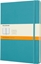 Изображение Moleskine Notes MOLESKINE Classic XL (19x25 cm) w linie, twarda oprawa, reef blue, 192 strony, niebieski