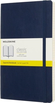 Изображение Moleskine Notes MOLESKINE L (13x21cm) w kratk, mikka oprawa, sapphire blue, 192 strony, niebieski
