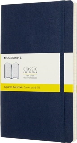 Изображение Moleskine Notes MOLESKINE L (13x21cm) w kratk, mikka oprawa, sapphire blue, 192 strony, niebieski