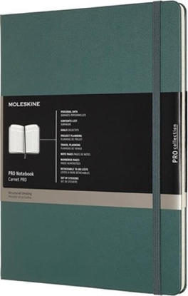 Изображение Moleskine Notes MOLESKINE PROFESSIONAL XL (19x25 cm), forest green, twarda oprawa, 192 strony, zielony