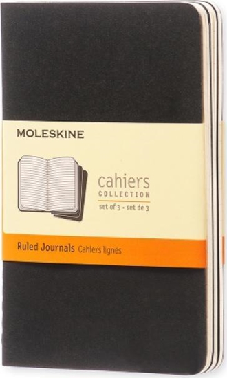 Изображение Moleskine ZESTAW 3 ZESZYTÓW MOLESKINE CAHIER JOURNALS P (9X14CM) W LINIE