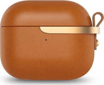Attēls no Moshi Pebbo Luxe for AirPods 3 - Caramel Brown