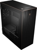 Picture of MSI MPG SEKIRA 500G Full Tower Gaming Computer Case 'Black with Gold Trim, 2x 200mm + 1x120mm Fans, USB Type-C, Tempered Glass Panel, E-ATX, ATX, mATX, mini-ITX'