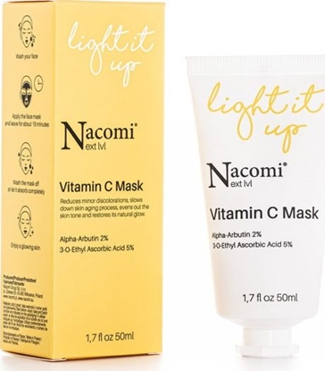 Attēls no Nacomi Nacomi Next Level Vitamin C Mask rozjaniajca maska z witamin C 50ml