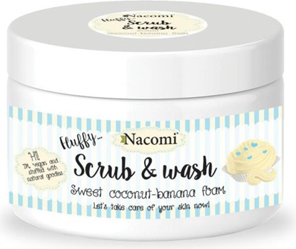 Picture of Nacomi Pianka peelingujco-myjca - Kokos-banan 180ml