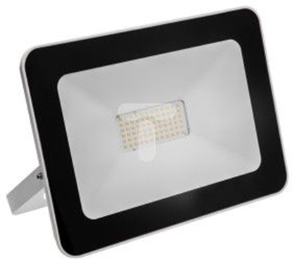 Изображение Nawietlacz GTV Projektor LED iLUX 50W 4000lm AC230V 50/60 Hz RA>80 IP65 kt wiecenia 120st. zimna biaa 6400K czarny (LD-ILUXC50W-64)