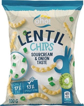 Picture of Naujasis Nevezis Chipsy z czerwonej soczewicy o smaku sera Cheddar 100 g