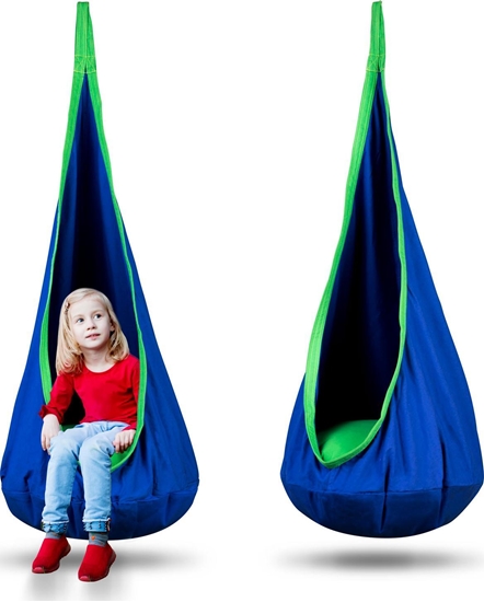 Picture of Neo-Sport Kokon fotel wiszcy niebieski