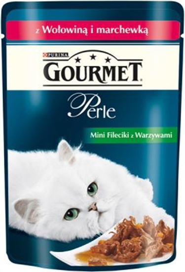 Picture of Nestle GOURMET PERLE 85g sasz.Woowina z marchewk