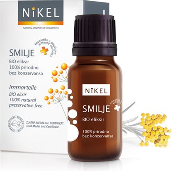 Изображение Nikel Antyoksydacyjny eliksir 100% naturalny z wycigiem z kwiatu Immortelle, 10ml