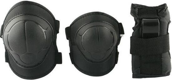 Изображение NILS Extreme H110 rozm.S czarne zestaw ochraniaczy (16-2-285)