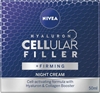 Изображение Nivea Hyaluron Cellular Filler + Ujdrnienie przeciwzmarszczkowy krem na noc 50ml