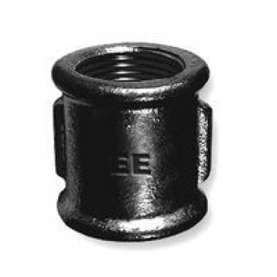 Picture of Odlewnia Zawiercie Mufa 1'' czarny (5907791611680)