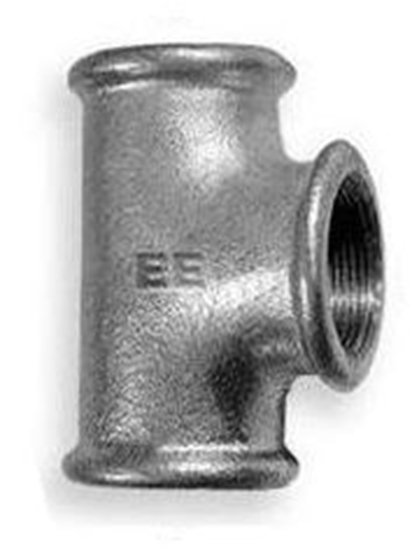 Picture of Odlewnia Zawiercie Trójnik redukcyjny 6/4 x 3/4 x 6/4" ocynk