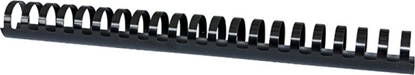 Picture of Office Products Grzbiety do bindowania OFFICE PRODUCTS, A4, 28,5mm (270 kartek), 50 szt., czarne