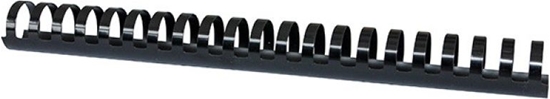 Picture of Office Products Grzbiety do bindowania OFFICE PRODUCTS, A4, 28,5mm (270 kartek), 50 szt., czarne