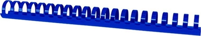Picture of Office Products Grzbiety do bindowania OFFICE PRODUCTS, A4, 28,5mm (270 kartek), 50 szt., niebieskie