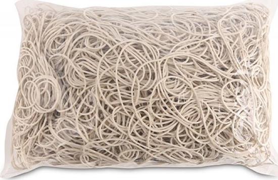 Изображение Office Products Gumki Recepturki Office Products, rednica 100Mm, 1,5X1,5Mm, 60% Kauczuku, 1000G, Zgrzewka, Biae