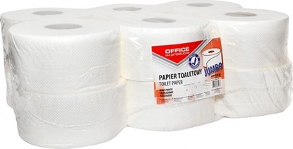 Изображение Office Products Papier toaletowy celulozowy OFFICE PRODUCTS Jumbo, 2-warstwowy, 120m, 12szt., biały