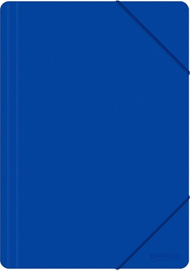 Изображение Office Products Teczka z gumk OFFICE PRODUCTS, A4, PP, 500mikr., 3-skrz., niebieska
