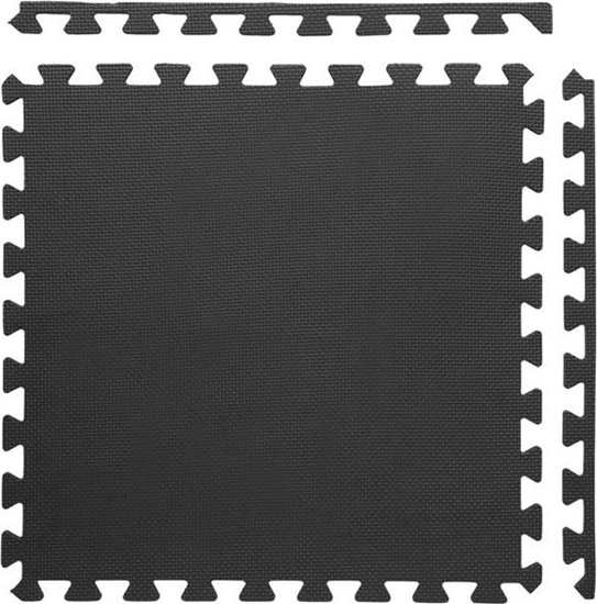Picture of One Fitness Mata ochronna MP10 122 cm x 122 cm x 1 cm czarna