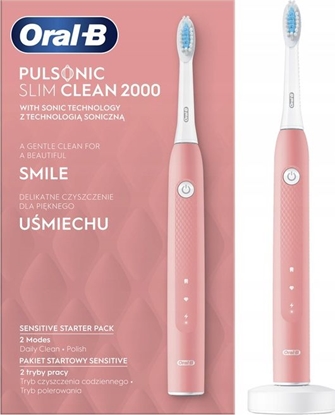 Изображение Szczoteczka Oral-B Pulsonic Slim Clean 2000 Pink