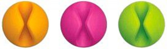 Picture of CableDrop uchwyty na kabel 6 szt. jaskrawe 