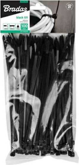 Picture of Organizer Bradas Opaska zaciskowa Czarny 100 sztuk  (TS1148500B)