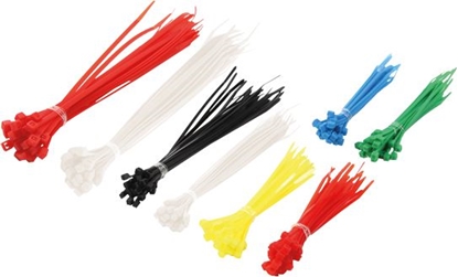 Изображение Cable Tie Set, 200pcs., 3 lengths | Logilink