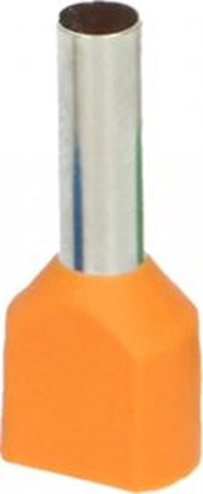 Picture of Orno Tulejka izolowana podwójna, przekrój maksymalny 4mm?, dugo miedzianej tulejki 12mm, 100 sztuk.