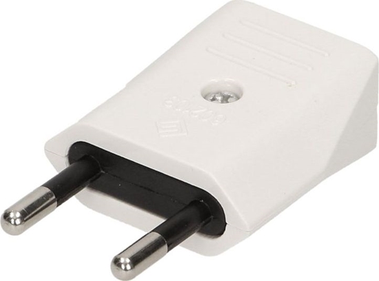 Изображение Orno Wtyczka paska bez uziemnia, 10A, 250V, biaa OR-AE-1374
