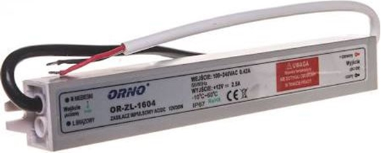 Изображение Orno Zasilacz do owietlenia LED 170-265V AC/12V DC 30W IP67 (OR-ZL-1604)