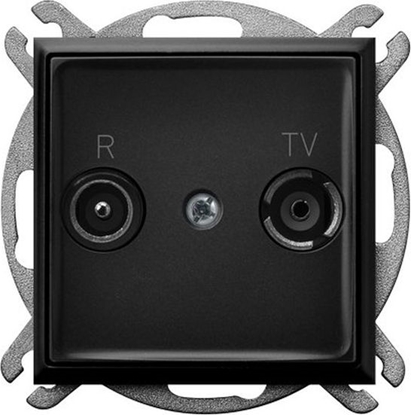 Picture of Ospel ARIA Gniazdo RTV kocowe czarny metalik GPA-UK/m/33