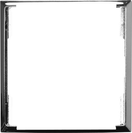 Picture of Ospel ARIA Ramka ozdobna do gniazd podwójnych do ramek srebro RO-4U/67