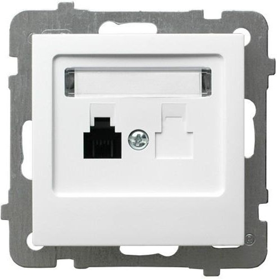 Picture of Ospel Gniazdo pojedyncze AS telefoniczne biay (GPT-1G/m/00)