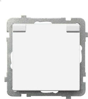 Attēls no Ospel Gniazdo Sonata bryzgoszczelne z uziemieniem i klapka biae (GPH-1RZ/m/00/w)