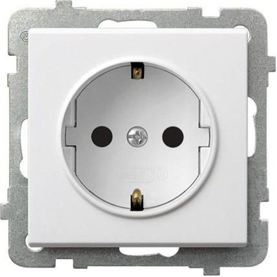 Изображение Ospel Gniazdo Sonata pojedyncze schuko biae (GP-1RS/m/00)