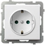 Изображение Ospel Gniazdo Sonata pojedyncze schuko z przesonami biae (GP-1RSP/m/00)